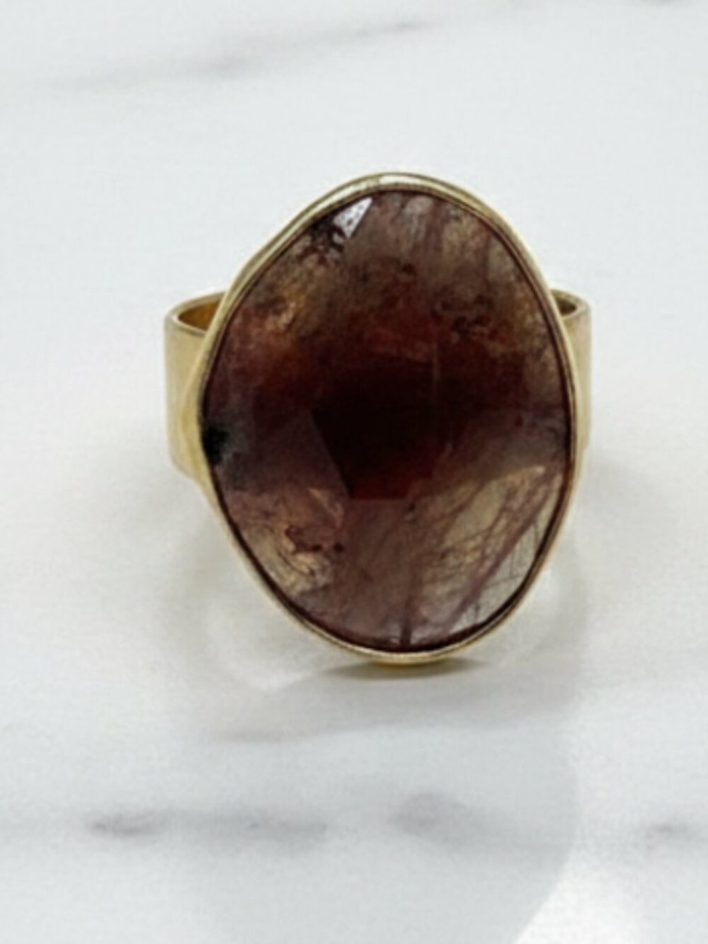 Rose-Cut Tourmaline Ring - Picture 2 of 6